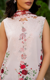 Asifa & Nabeel Meraki Embroidered Lawn Unstitched 3Pc Suit MSSL-05 Gilded Rose