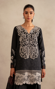 Asifa & Nabeel Meraki Embroidered Lawn Unstitched 3Pc Suit MSSL-06 Wildflower Whimsy