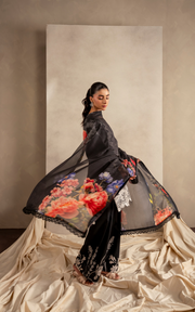 Asifa & Nabeel Meraki Embroidered Lawn Unstitched 3Pc Suit MSSL-06 Wildflower Whimsy