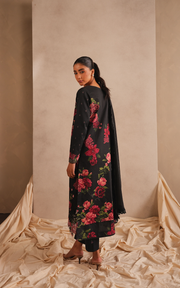 Asifa & Nabeel Meraki Embroidered Lawn Unstitched 3Pc Suit MSSL-07 Azure Bloom
