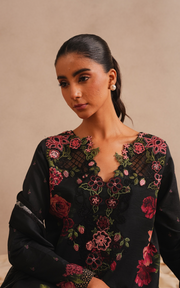 Asifa & Nabeel Meraki Embroidered Lawn Unstitched 3Pc Suit MSSL-07 Azure Bloom