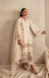 Asifa & Nabeel Meraki Embroidered Lawn Unstitched 3Pc Suit MSSL-09 Cloud Nine