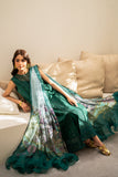 Saad Shaikh Luxe Embroidered Lawn Unstitched 3Pc Suit - Petal