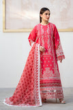 Saad Shaikh Luxe Embroidered Lawn Unstitched 3Pc Suit - Pie