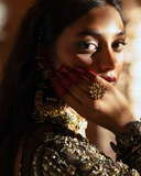 Zevk Mughal Raniya Unstitched Embroidered Organza Dress - Chand Begum