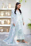 Saad Shaikh Luxe Embroidered Lawn Unstitched 3Pc Suit - Meraki