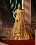 Zevk Mughal Raniya Unstitched Embroidered Organza Dress - Bano Rani
