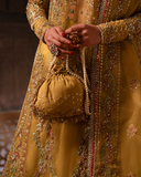 Zevk Mughal Raniya Unstitched Embroidered Organza Dress - Bano Rani