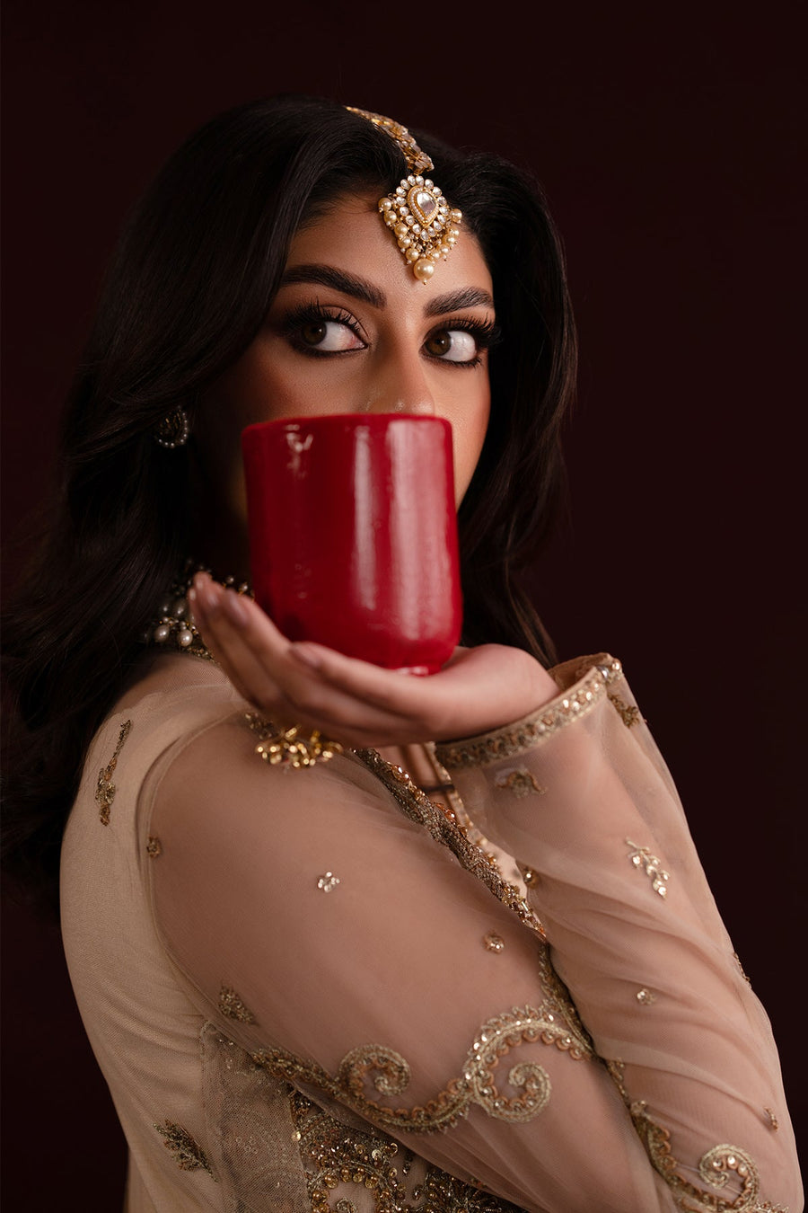 Emaan Adeel Nooresha Embroidered Net Unstitched 3Pc Suit - Safira