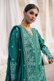 Zarposh Celia Embroidered Lawn Unstitched 3Pc Suit - Odessa