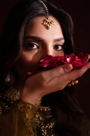 Emaan Adeel Nooresha Embroidered Chiffon Unstitched 3Pc Suit - Sunoora