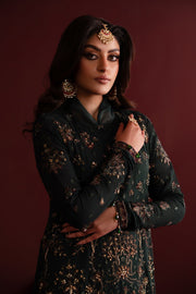 Emaan Adeel Nooresha Embroidered Chiffon Unstitched 3Pc Suit - Kavya