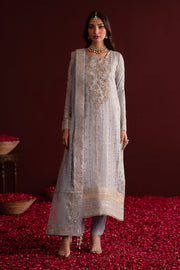 Emaan Adeel Nooresha Embroidered Chiffon Unstitched 3Pc Suit - Sahira