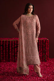 Emaan Adeel Nooresha Embroidered Chiffon Unstitched 3Pc Suit - Shaheena