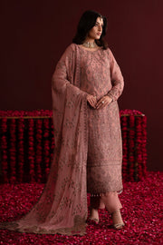 Emaan Adeel Nooresha Embroidered Chiffon Unstitched 3Pc Suit - Shaheena