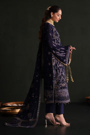 Emaan Adeel Nooresha Embroidered Chiffon Unstitched 3Pc Suit - Zarifa