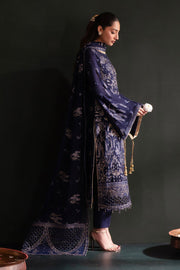 Emaan Adeel Nooresha Embroidered Chiffon Unstitched 3Pc Suit - Zarifa