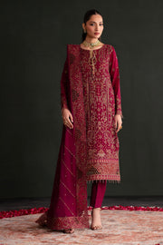 Emaan Adeel Nooresha Embroidered Chiffon Unstitched 3Pc Suit - Nishta