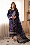 Lumiere by Saad Shaikh Embroidered Dull Silk Unstitched 3Pc Suit D-09 Rubi