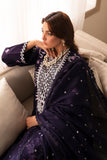 Lumiere by Saad Shaikh Embroidered Dull Silk Unstitched 3Pc Suit D-09 Rubi