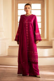 Lumiere by Saad Shaikh Embroidered Dull Silk Unstitched 3Pc Suit D-04 Arcilla