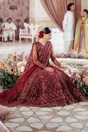 Silsila by Saad Shaikh Embroidered Net Unstitched 3Pc Suit D-02 Elaila