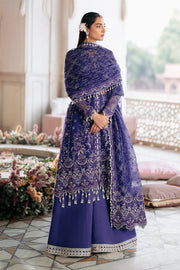 Silsila by Saad Shaikh Embroidered Organza Unstitched 3Pc Suit D-08 Onara