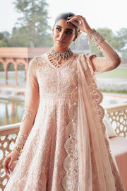 Silsila by Saad Shaikh Embroidered Net Unstitched 3Pc Suit D-07 Azela