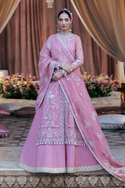 Silsila by Saad Shaikh Embroidered Organza Unstitched 3Pc Suit D-03 Leya
