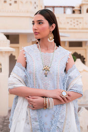 Zarposh Sangat Embroidered Lawn Unstitched 3Pc Suit - Gulbadan
