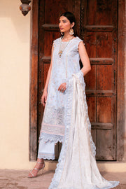 Zarposh Sangat Embroidered Lawn Unstitched 3Pc Suit - Gulbadan