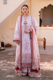 Zarposh Sangat Embroidered Lawn Unstitched 3Pc Suit - Zeenat