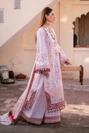 Zarposh Sangat Embroidered Lawn Unstitched 3Pc Suit - Zeenat