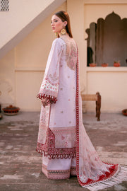 Zarposh Sangat Embroidered Lawn Unstitched 3Pc Suit - Zeenat