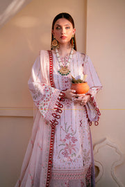 Zarposh Sangat Embroidered Lawn Unstitched 3Pc Suit - Zeenat