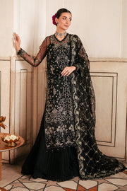 Silsila by Saad Shaikh Embroidered Organza Unstitched 3Pc Suit D-04 Amaya