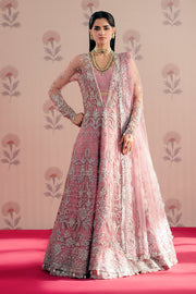 Zarposh Maharani Embroidered Net Unstitched 3Pc Suit - Feroza