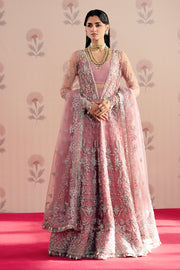 Zarposh Maharani Embroidered Net Unstitched 3Pc Suit - Feroza
