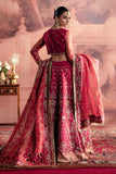 Zarposh Maharani Embroidered Net Unstitched 3Pc Suit - Anarkali