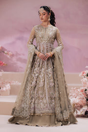 Zarposh Jahanara Festive Embroidered Net Unstitched 3Pc Suit - Zaib