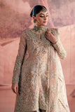 Zarposh Maharani Embroidered Organza Unstitched 3Pc Suit - Meher