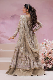 Zarposh Jahanara Festive Embroidered Net Unstitched 3Pc Suit - Zaib