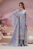 Zarposh Jahanara Festive Embroidered Organza Unstitched 3Pc Suit - Zemal