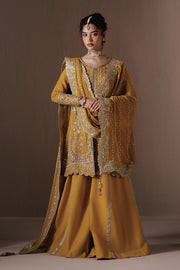 Zarposh Jahanara Festive Embroidered Chiffon Unstitched 3Pc Suit - Dhanak