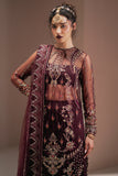 Zarposh Jahanara Festive Embroidered Net Unstitched 3Pc Suit - Nisa