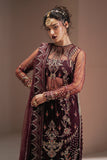 Zarposh Jahanara Festive Embroidered Net Unstitched 3Pc Suit - Nisa