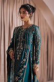 Zarposh Jahanara Festive Embroidered Organza Unstitched 3Pc Suit - Firaaq