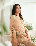 Mushq Sham Shandaar Embroidered Chiffon Unstitched 3Pc Suit - Tarannum