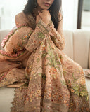 Mushq Sham Shandaar Embroidered Chiffon Unstitched 3Pc Suit - Tarannum