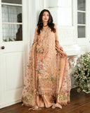 Mushq Sham Shandaar Embroidered Chiffon Unstitched 3Pc Suit - Tarannum
